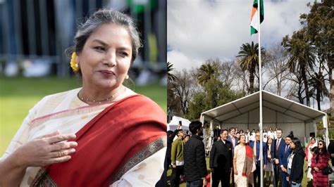 Shabana Azmi hoists Tricolour in Melbourne ahead of Independence Day ...