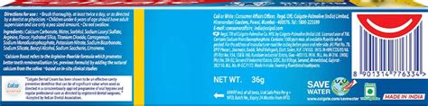Buy COLGATE STRONG TEETH CAVITY PROTECTION WITH CALCIUM BOOST INDIA'S ...