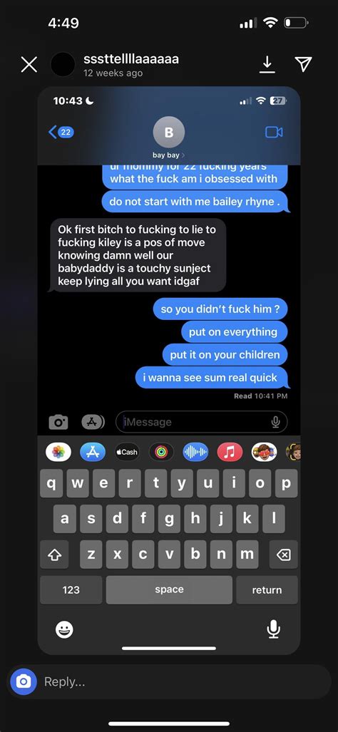 I didn’t like Kylie but she wasn’t lying turns out (leaked messages) : r/kileybreanasnark