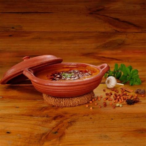 Frying Pan / Kadai / Clay Curry Pan without lid | Garuda Life