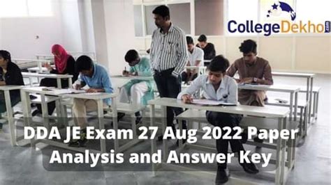 DDA JE Exam 27 Aug 2022 Paper Analysis and Answer Key | CollegeDekho