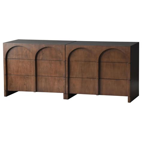 T.H. Robsjohn-Gibbings, Rare "Colosseum" Chests, Walnut, Widdicomb ...