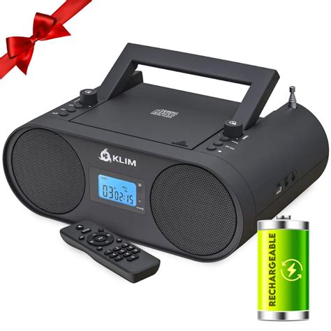 KLIM Boombox B4 CD Player Portable Audio System - New 2024 - AM/FM ...