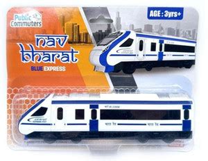 Centyy Nav Vande Bharat Toy train Pullback for kids Plastic White - Nav ...