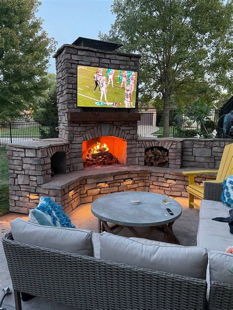 Outdoor Fireplace Patio