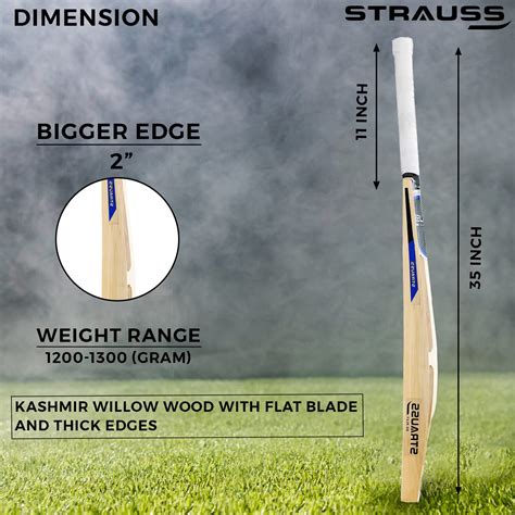 Strauss Gladiator Scoop Tennis Cricket Bat,Plain, (Singapur Handle ...
