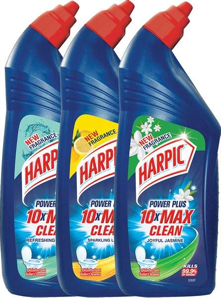 Harpic Power Plus Marine 1L, Jasmine 1L, Lemon 1L, Liquid Toilet ...