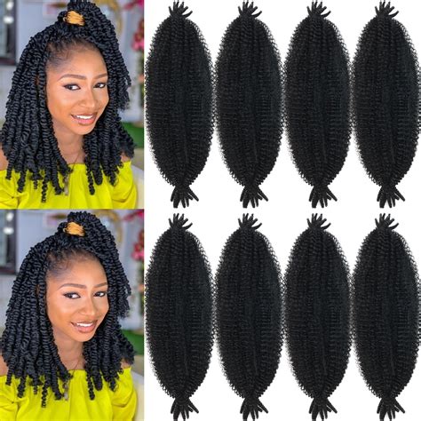 Amazon.com : Marley Twist Braiding Hair 18 Inch Kinky Twist Hair 8 ...