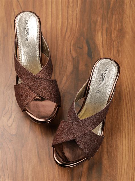 Shezone Copper Women Heels – ShopShezone