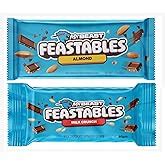 DECADENT FOODS Mr.Beast Feastables Combo Pack (Milk Crunch|And|Peanut ...