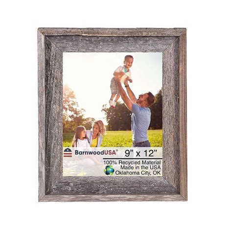 Rustic Farmhouse Signature Series 9 in. x 12 in. Weathered Gray ...