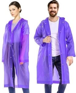Spotview Waterproof Rain Poncho | Reusable | Lightweight | Fashionable ...