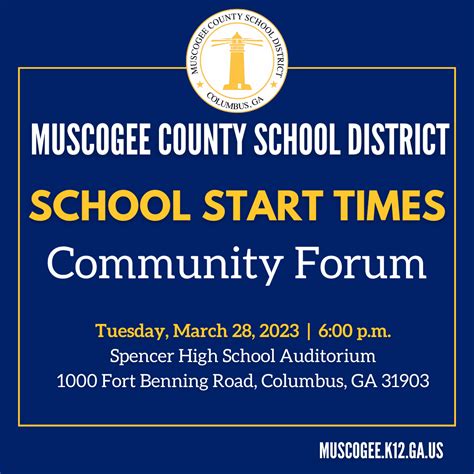Muscogee County School District - The Muscogee County School District ...