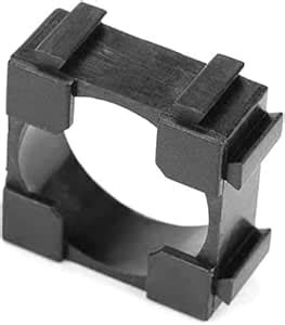 18650 Single Lithium Battery Spacer Hard Plastic Holder for DIY Battery ...