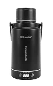 BREWINE Portable Electric Kettle 1.2 Ltr K21A (Black) | Fast Boiling ...