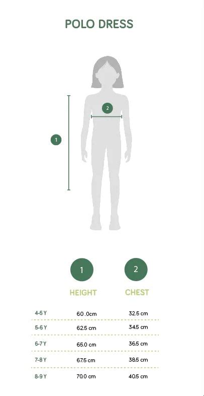 Polo Dress Size Chart – Pilolo