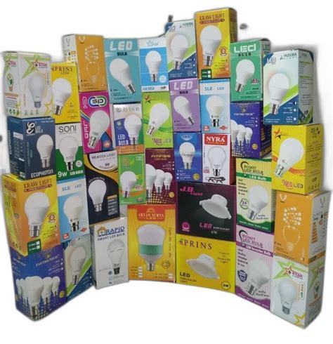 Electronic Products Packaging Box - Printed LED Bulb Packaging Box ...
