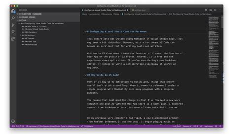Image result for Visual Studio Code Mark Down