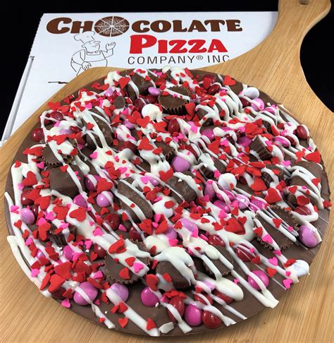 Love in Every Bite - Valentine's Day Chocolate Pizza