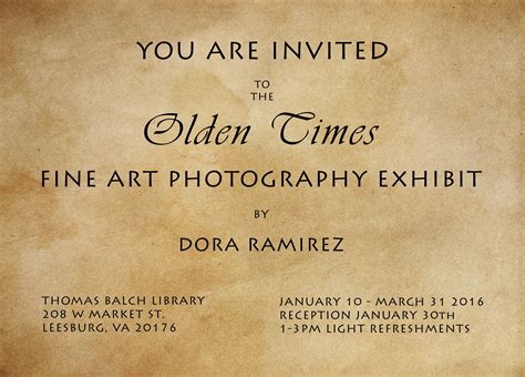 'Olden Times' Photography Exhibit at Leesburg's Balch Library | Herndon ...