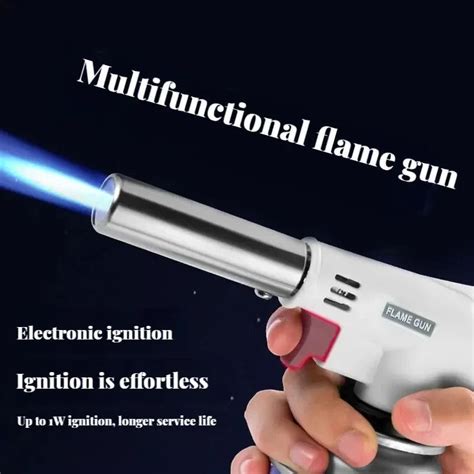 Auto-Ignition Butane Gas Torch Cooking Welding Burner - Flame Gun Blow ...