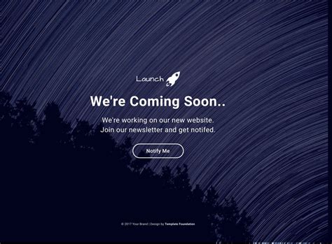 We are coming soon - Free Coming Soon Template | Coming soon page, Free ...