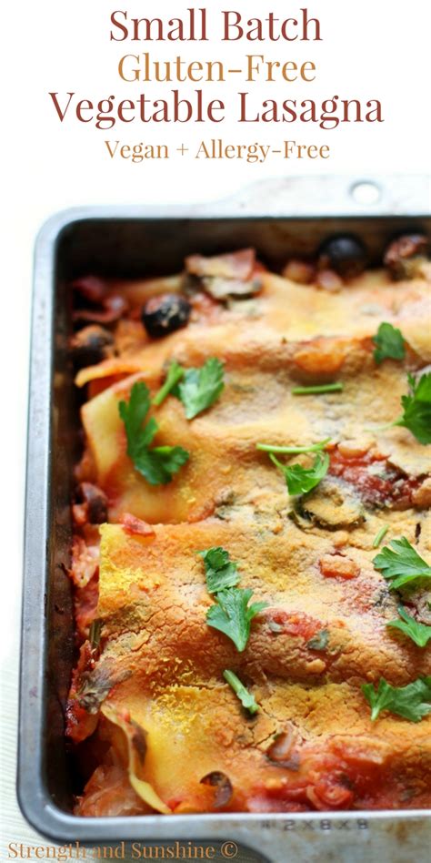 Gluten free vegetable lasagna recipe easy setc18.org