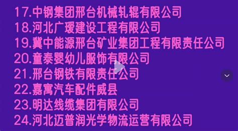 邢台123：发展还得靠实体企业，这是邢台市纳税最多的24家企业（仅供参考）