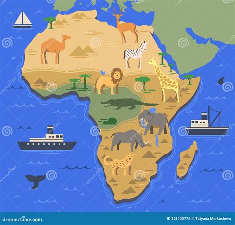 Jungle Maps Map Of Africa Unmarked
