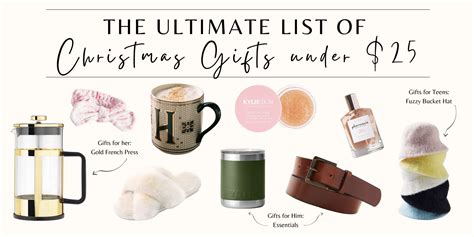 The Ultimate List of Best Christmas Gifts Under $25 - Mozie