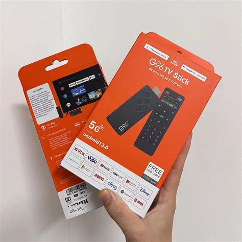 [Hot] G96 4K Smart TV Stick Android13 ATV OS Top Set Box Allwinner h313 ...