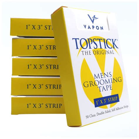 Buy Vapon Topstick - The Original Men's Grooming Tape - 300 Count 6 ...