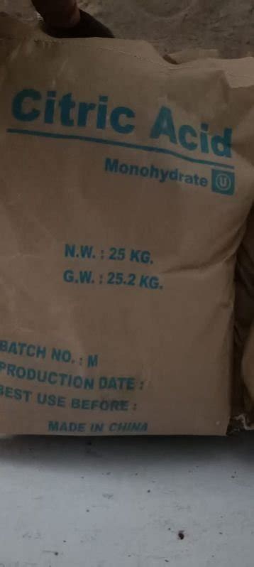 Citric Acid Manufacturer, Supplier from Ahmedabad