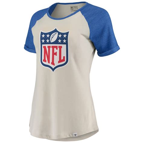 Fanatics Branded NFL Women's Cream True Classics Short Sleeve T-Shirt