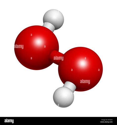 H2O2 Molecule Model 的图像结果
