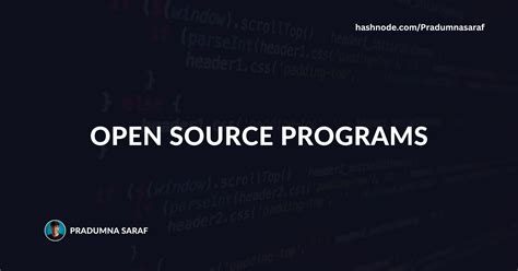 Open Source Programs 的图像结果