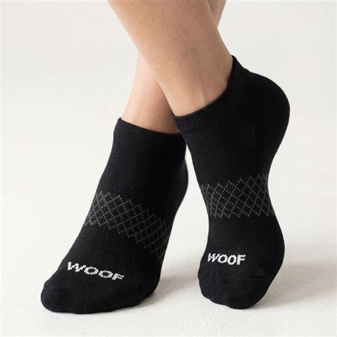 Bamboo Ankle Compression Socks | Black | Medium Compression | Dr Woof ...