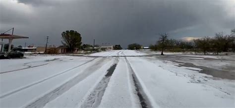 Texas town deploys snow plows after 50-degree temperature swing and 2 ...