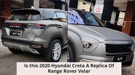 This Wannabe Range Rover Velar Is A 2020 Modified Hyundai Creta
