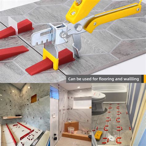 Snapklik.com : Tile Leveling System 1000-Piece Tile Leveling Spacer ...
