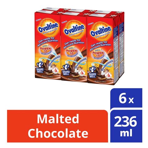 Ovaltine Power 10 Essential Nutrition Chocolate Malted Drink, With ...