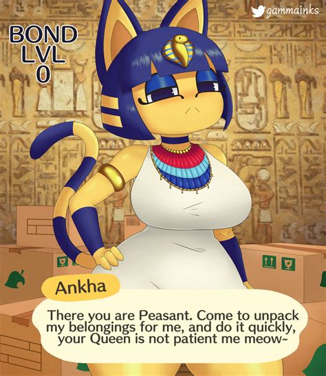 Ankha - Bond Level 0 (Dialogue) by TheLeonardFr33m4n on DeviantArt