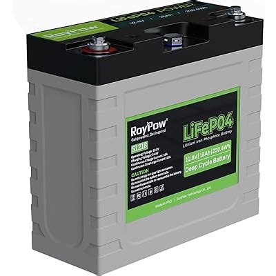 Roypow 12V 6Ah Deep Cycle Lithium Iron Phosphate India | Ubuy