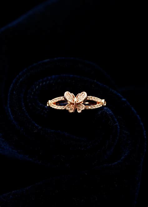 DESIGNER BUTTERFLY FINGER RING – Sonchafa
