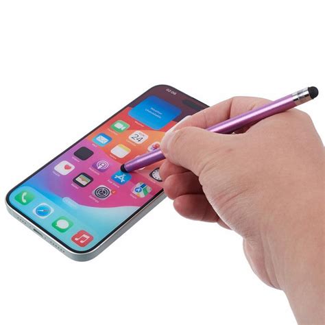 Dual Silicone Tips Passive Stylus Pen Sensitive Touch Writing Drawing ...