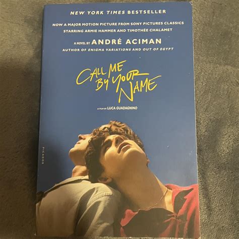 Call Me By Your Name - Andre Aciman book - Depop