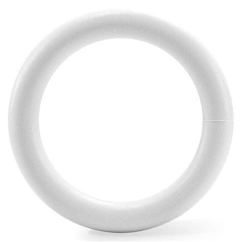 FloraCraft® CraftFōM 16" White Extruded Wreath | Michaels