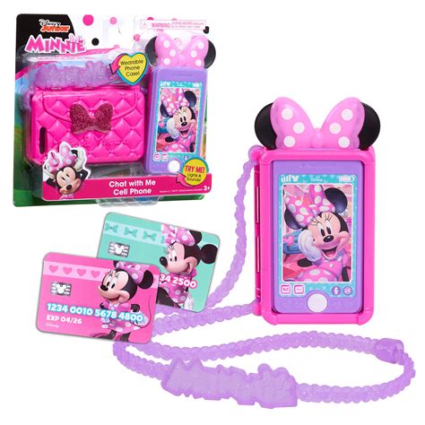 Disney Junior Minnie Mouse Chat With Me Pretend Play Cell | Desertcart ...