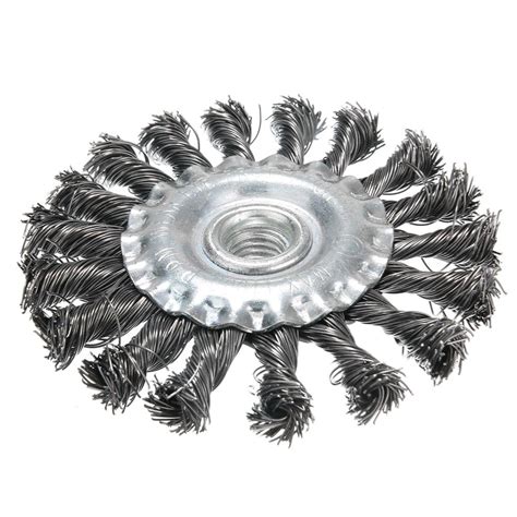 Knotted Bench Steel Wire Brush Deburring Derusting Angle - 100– UNIQKART