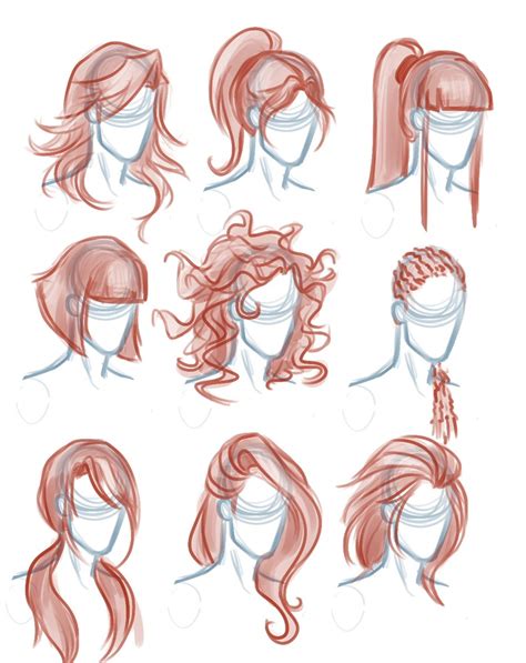 hairstyle sketches